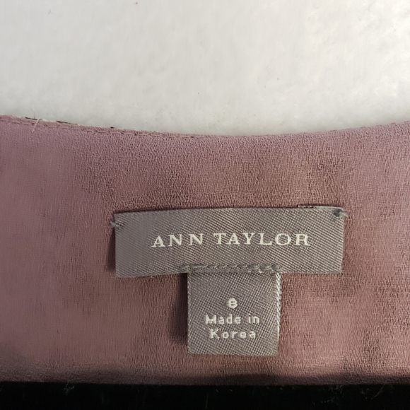 Ann Taylor Silk Dress animal print size 8 - Picture 5 of 12